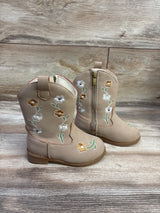 BMCiTYBM Embroidered Western Cowgirl Boots Tan sz 6c