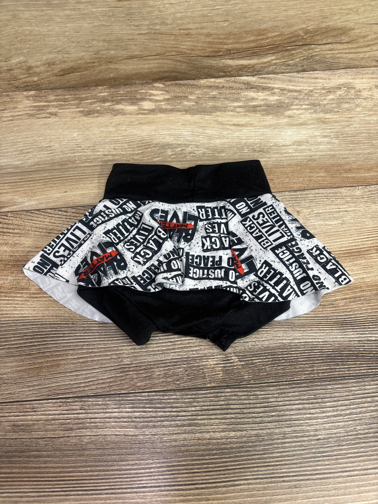 Black Lives Matter Skirted Bloomers Black sz 0-3m