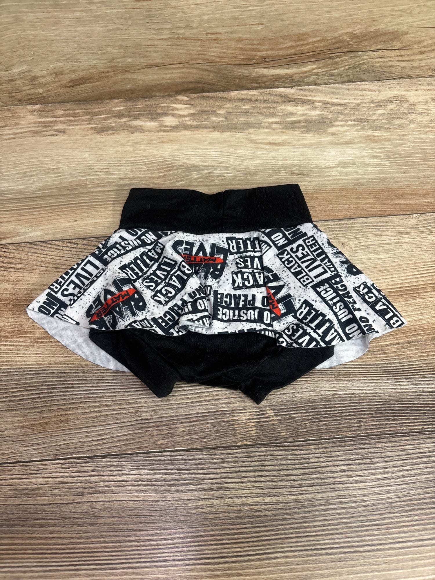 Black Lives Matter Skirted Bloomers Black sz 0-3m
