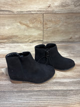 NEW Cat & Jack Penelope Zipper Booties Black sz 7c