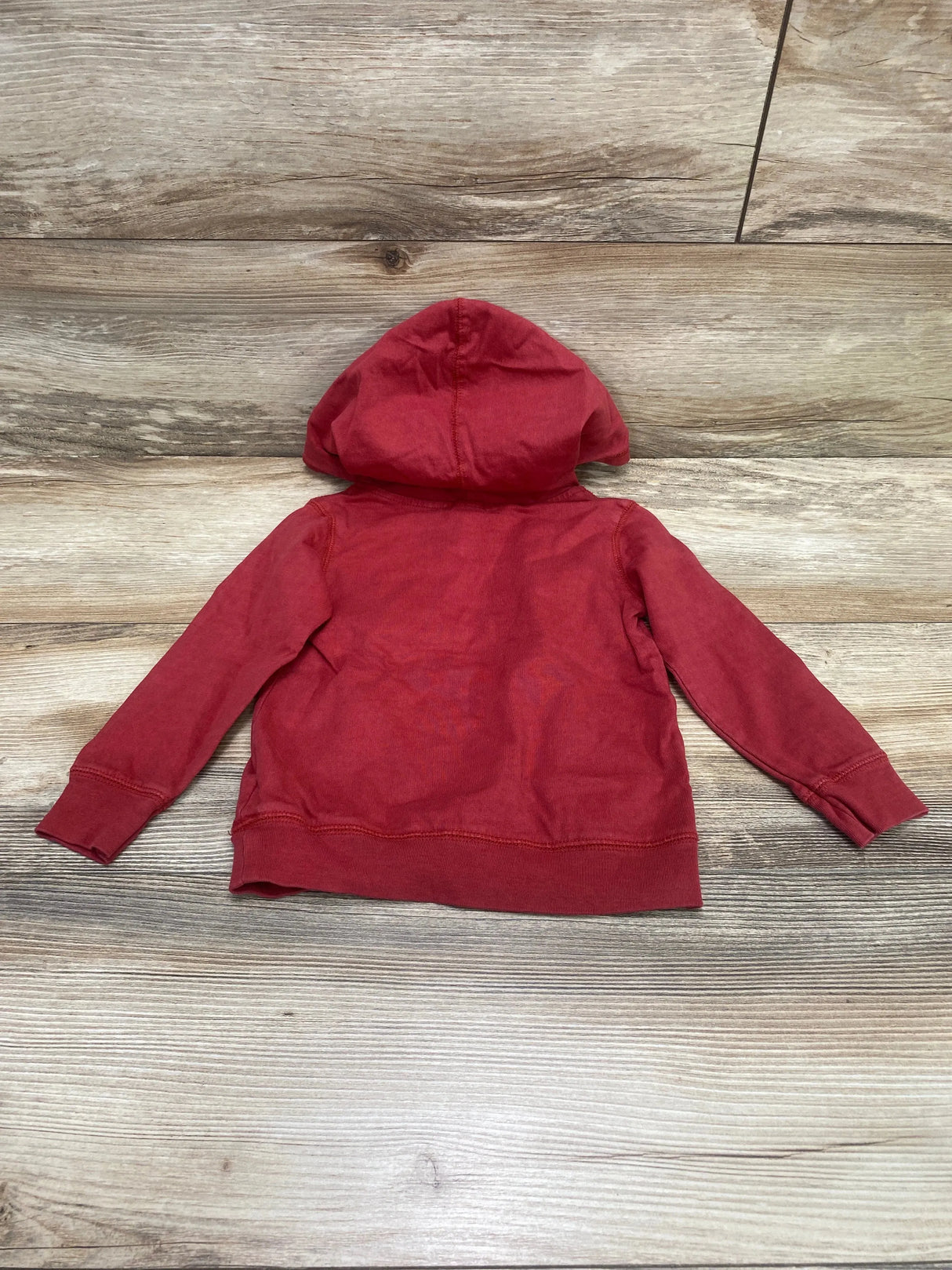 Oshkosh Hooded Pocket Shirt Red sz 24m