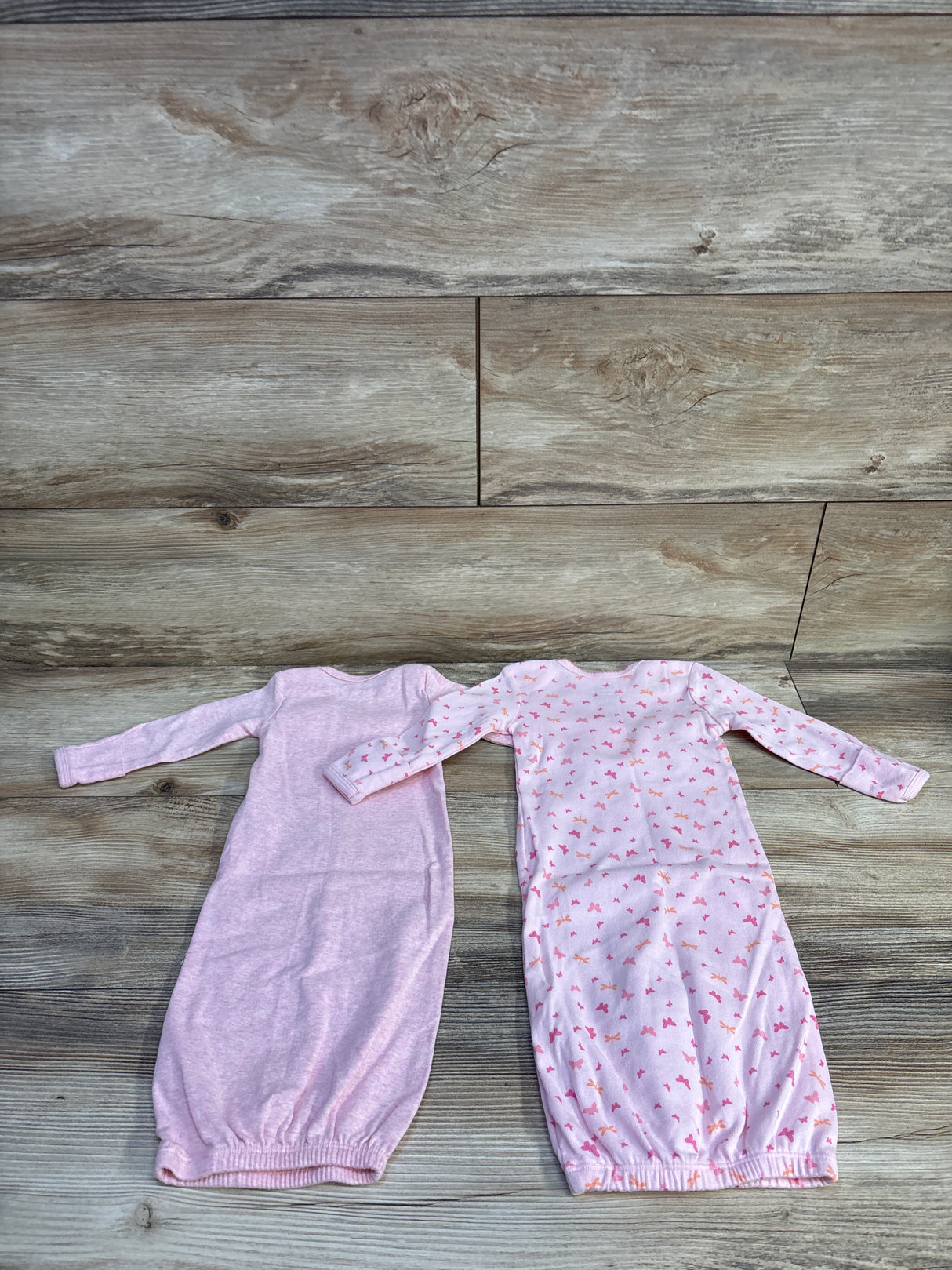 Simple Joys 2pk Sleep Gowns Pink sz Newborn