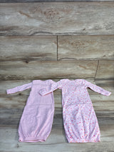 Simple Joys 2pk Sleep Gowns Pink sz Newborn