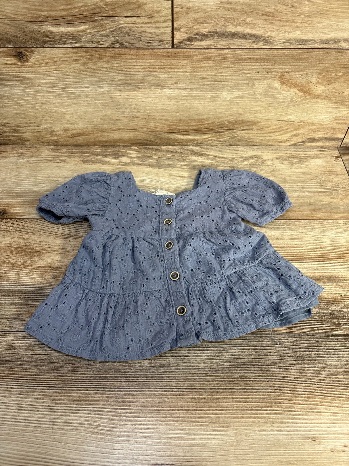 Jessica Simpson Eyelet Top Blue sz 18m