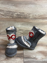 Jumping Beans Keeya Owl Mid-Calf Boots Grey sz 5c