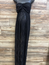 VSNOW Maternity Off Shoulder Lace Photoshoot Dress Black sz Small