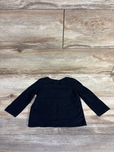Cat & Jack Long Sleeve Shirt Black sz 12m - Me n Mommy To Be
