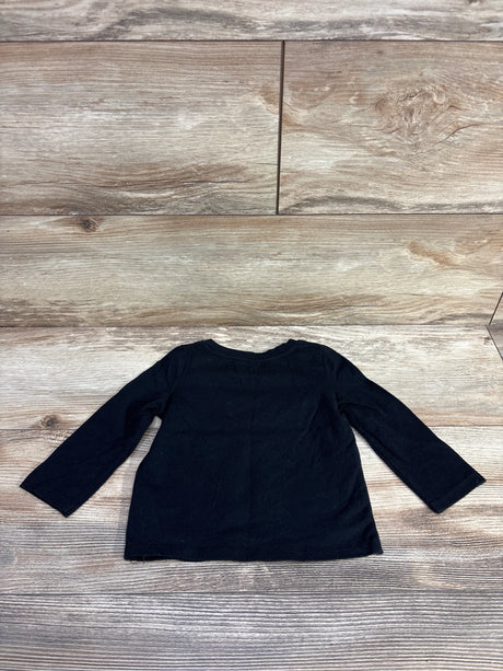 Cat & Jack Long Sleeve Shirt Black sz 12m - Me n Mommy To Be