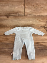 Cable Knit Coverall Romper Robin Egg Blue sz 3-6m
