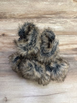 Old Navy Bear Hug Faux Fur Pom Pom Boots Brown sz 5c