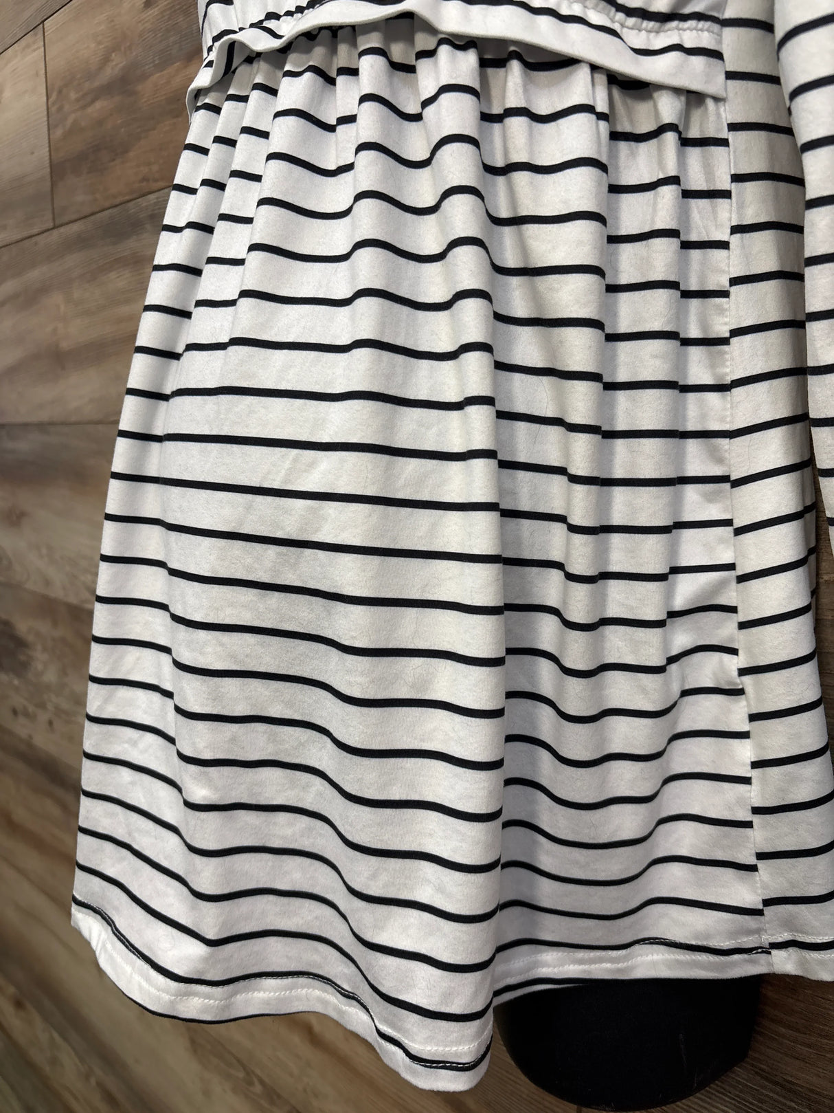 Ekouaer Striped Long Sleeve Shirt White sz Small - Me n Mommy To Be