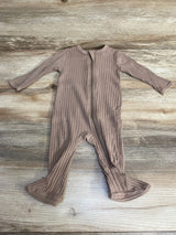 PL Baby Ribbed Sleeper Brown sz 3m