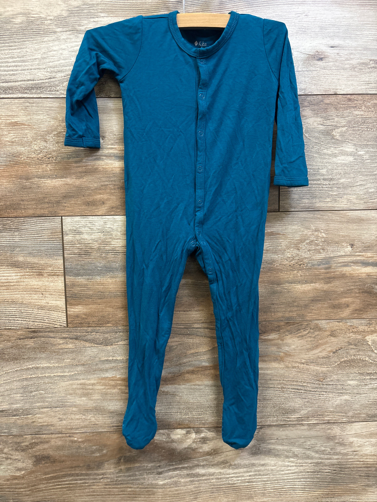 Kyte Baby Bamboo Snap Footie Blue sz 12-18m
