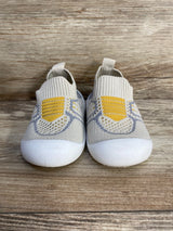 Baby First-Walking Slip-On Sock Sneakers Beige sz 5c