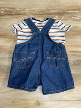 Lee 2pc Denim Overall Set Blue sz 6-9m