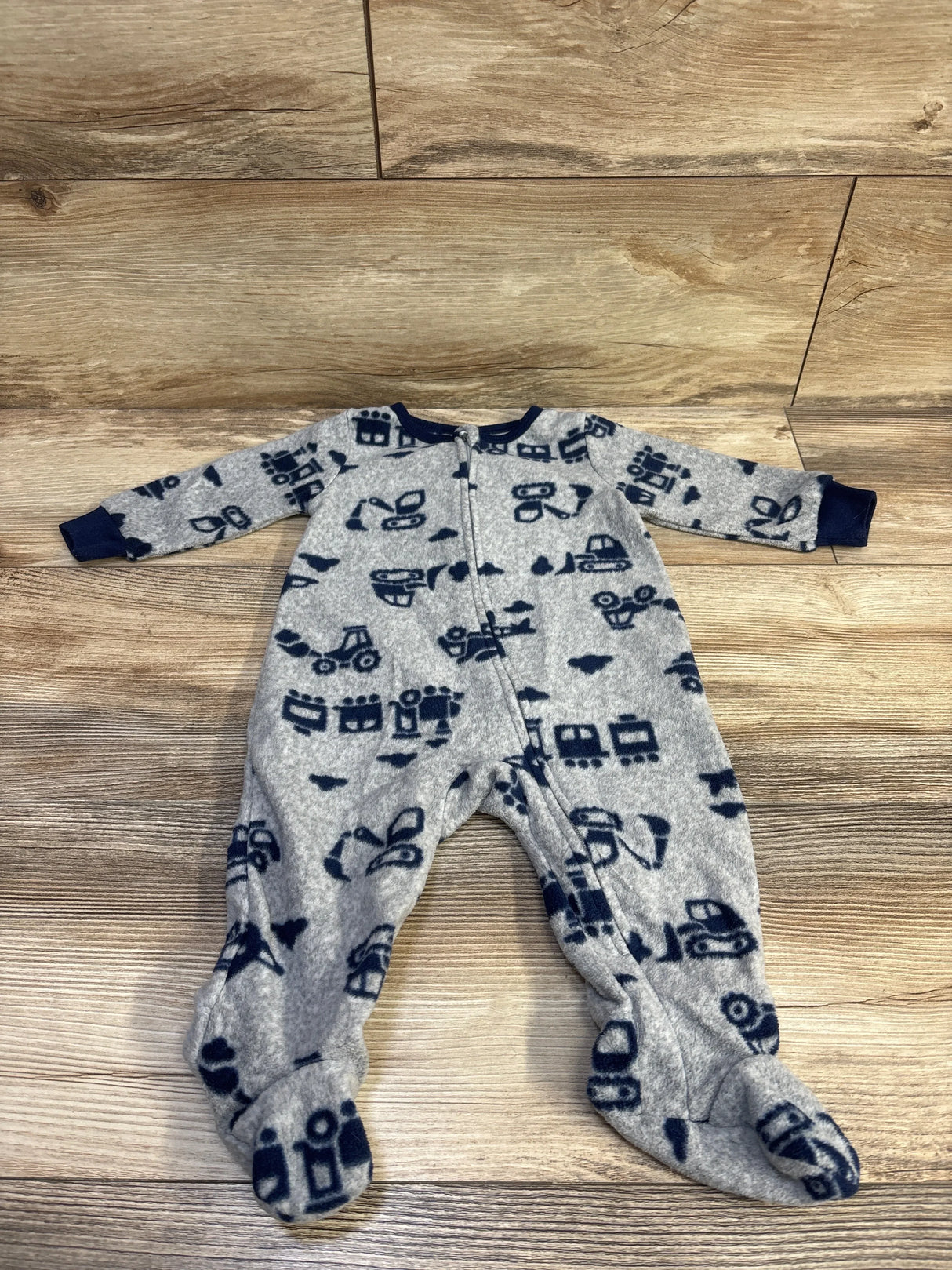 Absorba Construction Trucks Blanket Sleeper Grey sz 6m
