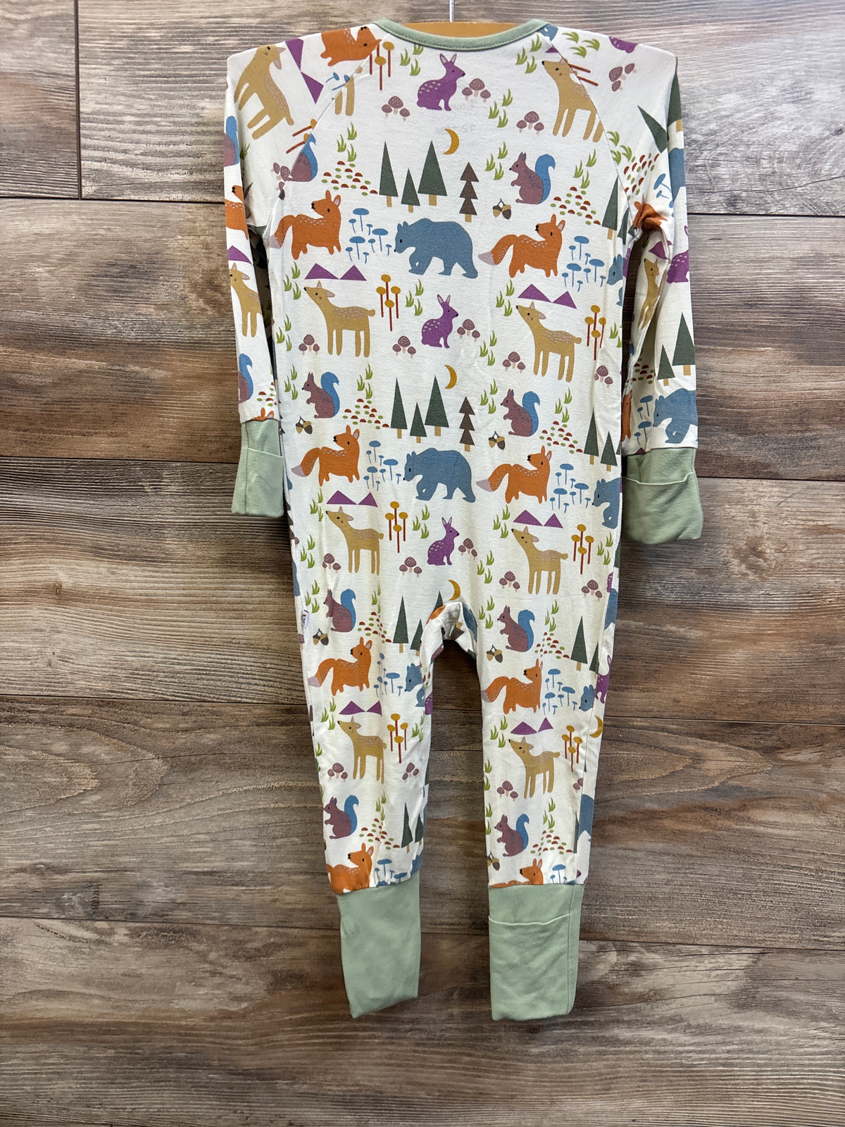 Emerson & Friends Forest Friends Bamboo Convertible Sleeper Beige sz 12-18m