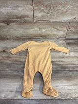 Grayson Collective Ribbed Kimono Sleeper Yellow sz 3-6m