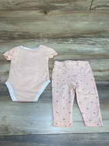 Disney Baby 2pc Minnie Mouse Bodysuit & Pants Pink sz 6-9m