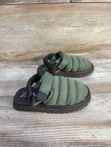 Zara Padded Sandals, Green sz 8c