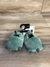 NEW Child Of Mine Plush Dinosaur Claw Slippers sz 0/1c