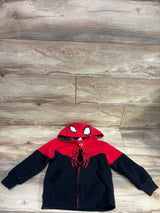 Marvel Spider-Man Zip-Up Hooded Jacket Red sz 5T