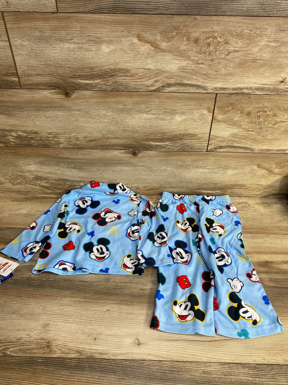 NEW Disney Junior 2pc Mickey Mouse Pajama Set Blue sz 3T