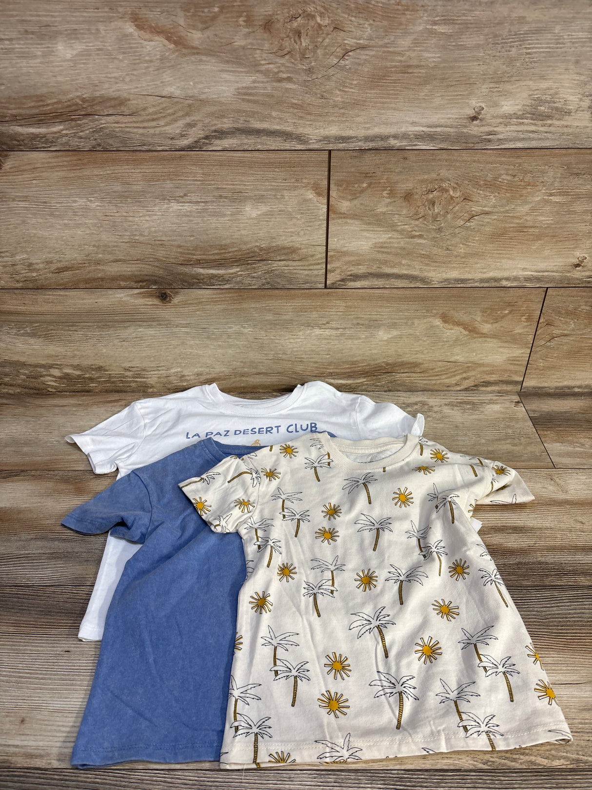 NEW Grayson Mini 3pk Short Sleeve Shirts Ivory sz 5T