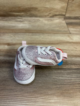 NEW Vans Old Skool Crib Shoes Pink Glitter sz 1c