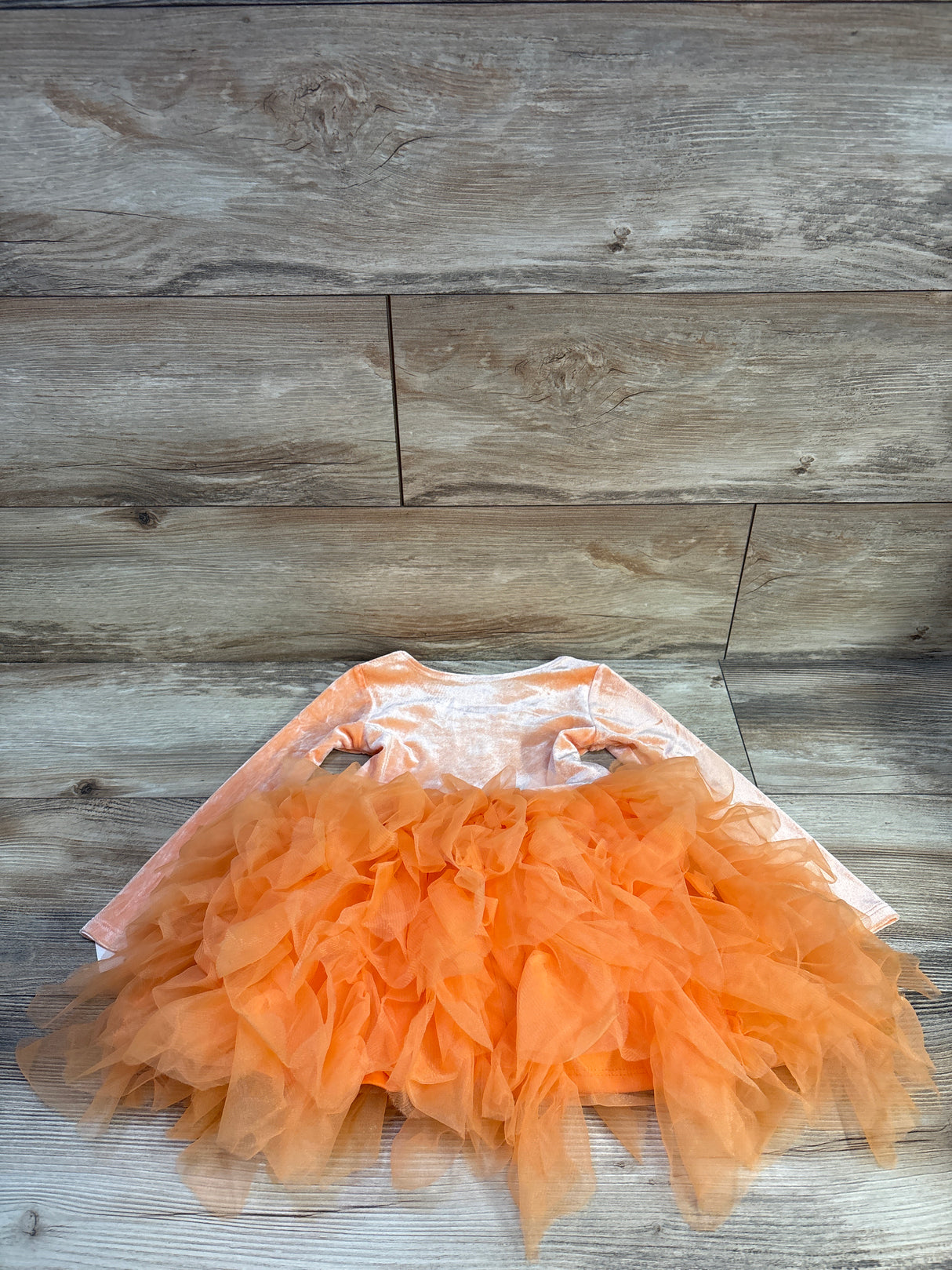 NEW Mad Engine Girls Halloween Jack-o'-Lantern Tulle Dress Orange sz 2T