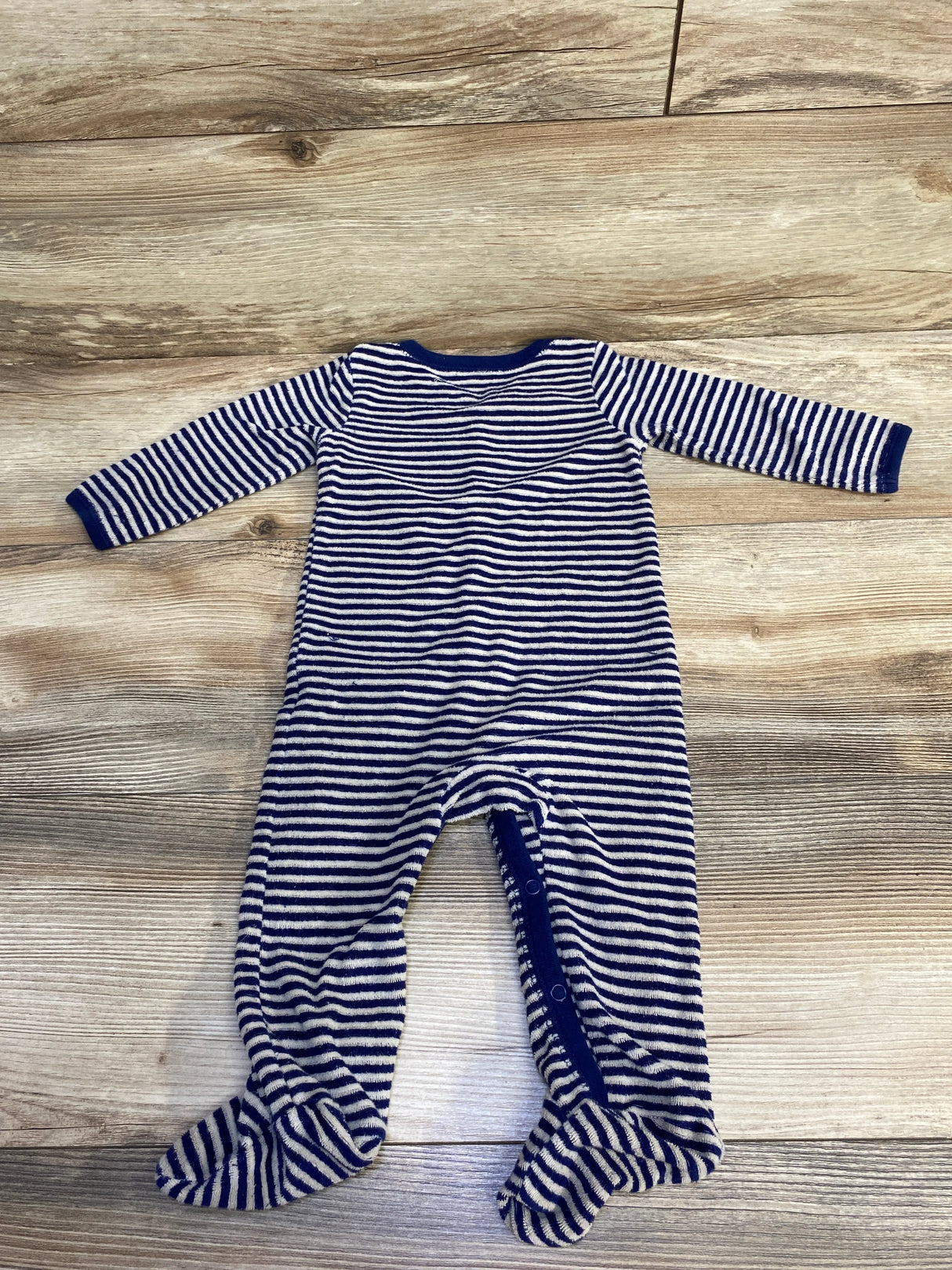 Carter's Terry Cloth Sleeper Navy sz 9M