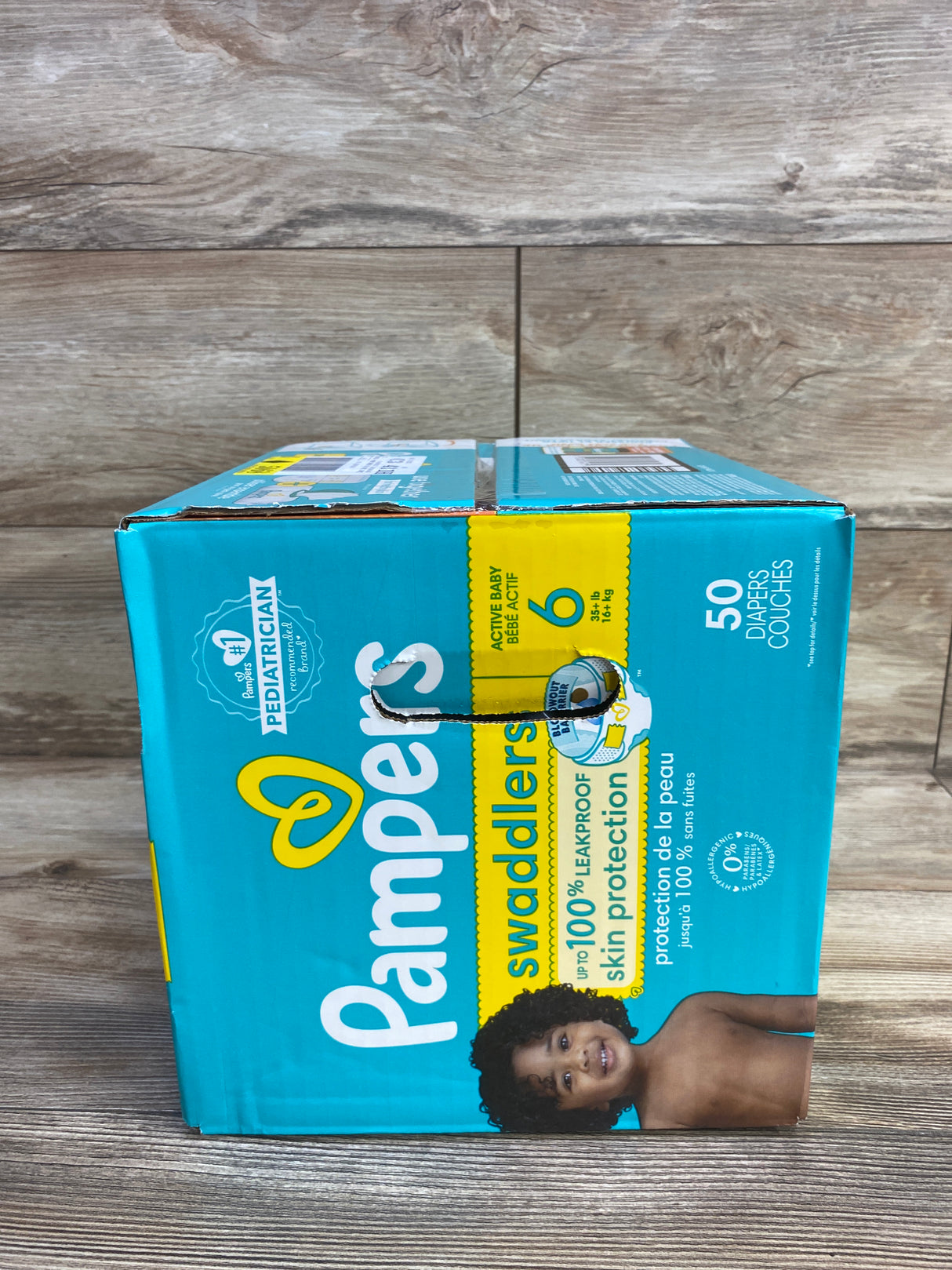 NEW Box of Pampers Swaddlers Diapers, Size 6 50ct.
