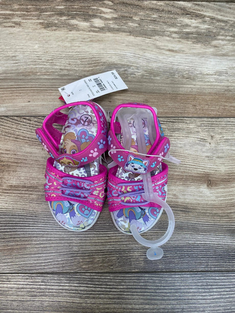 NEW Paw Patrol Adventure Ankle Strap Sandals Pink sz 7c - Me 'n Mommy To Be