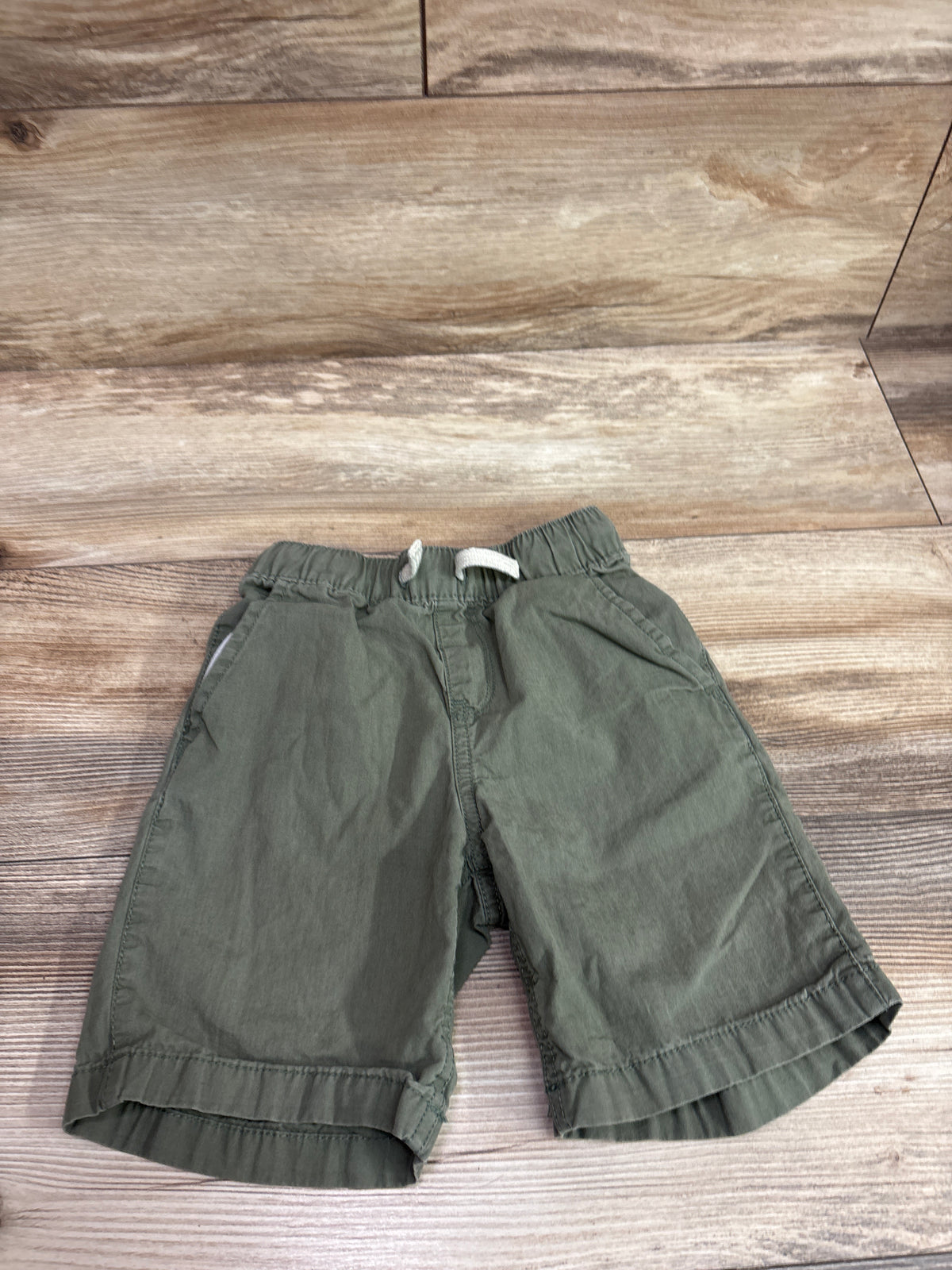 Children's Place Drawstring Shorts Green sz 4T