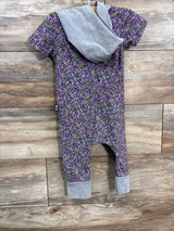 Rags Floral Hooded Romper Grey sz 18-24m - Me n Mommy To Be