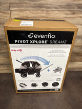 NEW Evenflo Pivot Xplore Dreamz Stroller Wagon in Jetsetter Black - Me n Mommy To Be