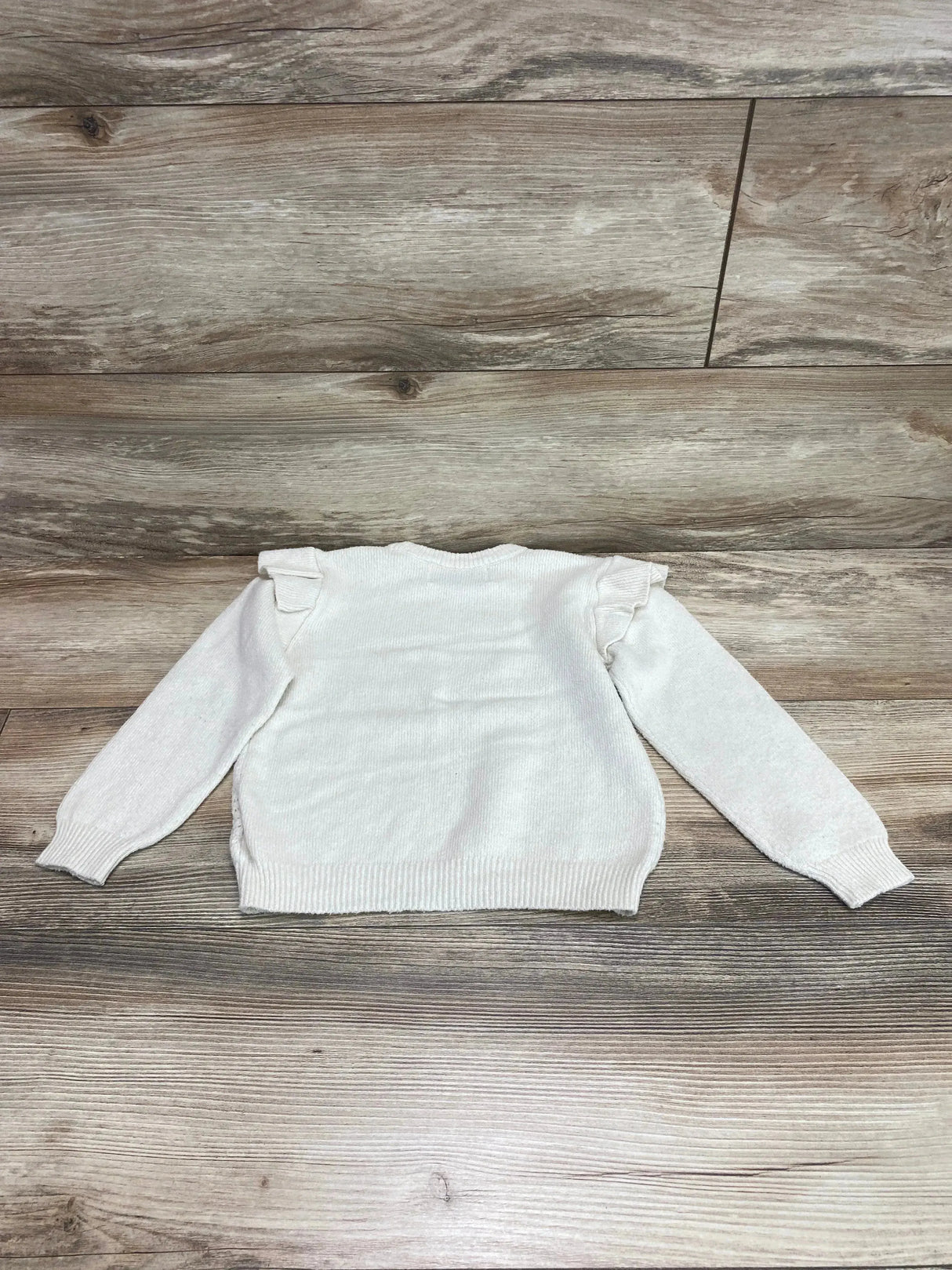 Old Navy Pointelle Sweater White sz 3T