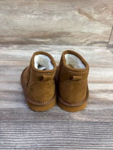 Baby Gap Vegan Suede Shepra-Lined Boots Brown sz 5c