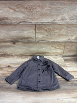 DC Batman Button-Up Shirt Grey sz 2T