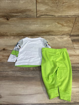 Disney Pixar Toy Story 2pc Buzz Lightyear Pajama Set White sz 12m