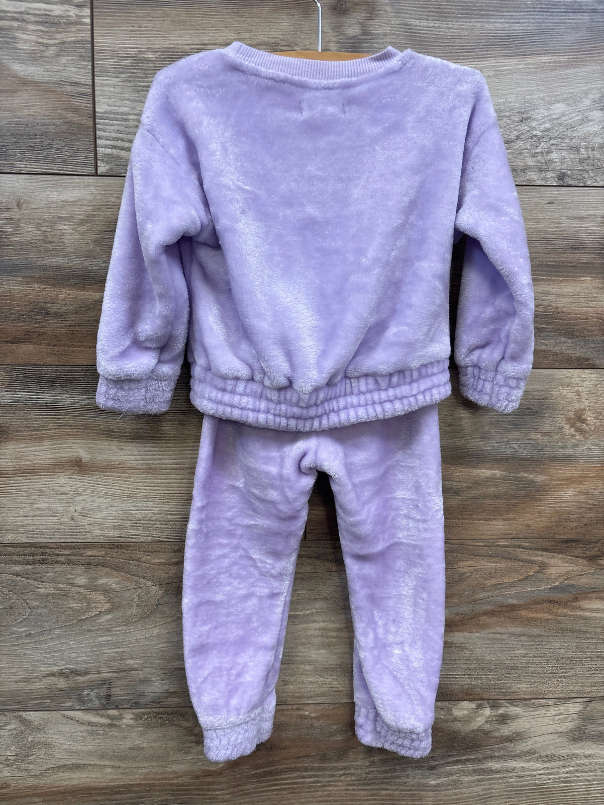 Colette Lilly 2pc Plush Sweatshirt & Joggers Purple sz 3T - Me n Mommy To Be
