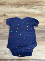 NEW Okie Dokie Navy Blue Puff Sleeve Bodysuit sz 3m