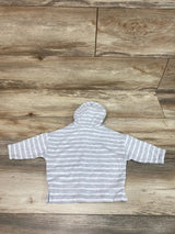 Easy-Peasy Striped Hoodie Grey sz 0-3m