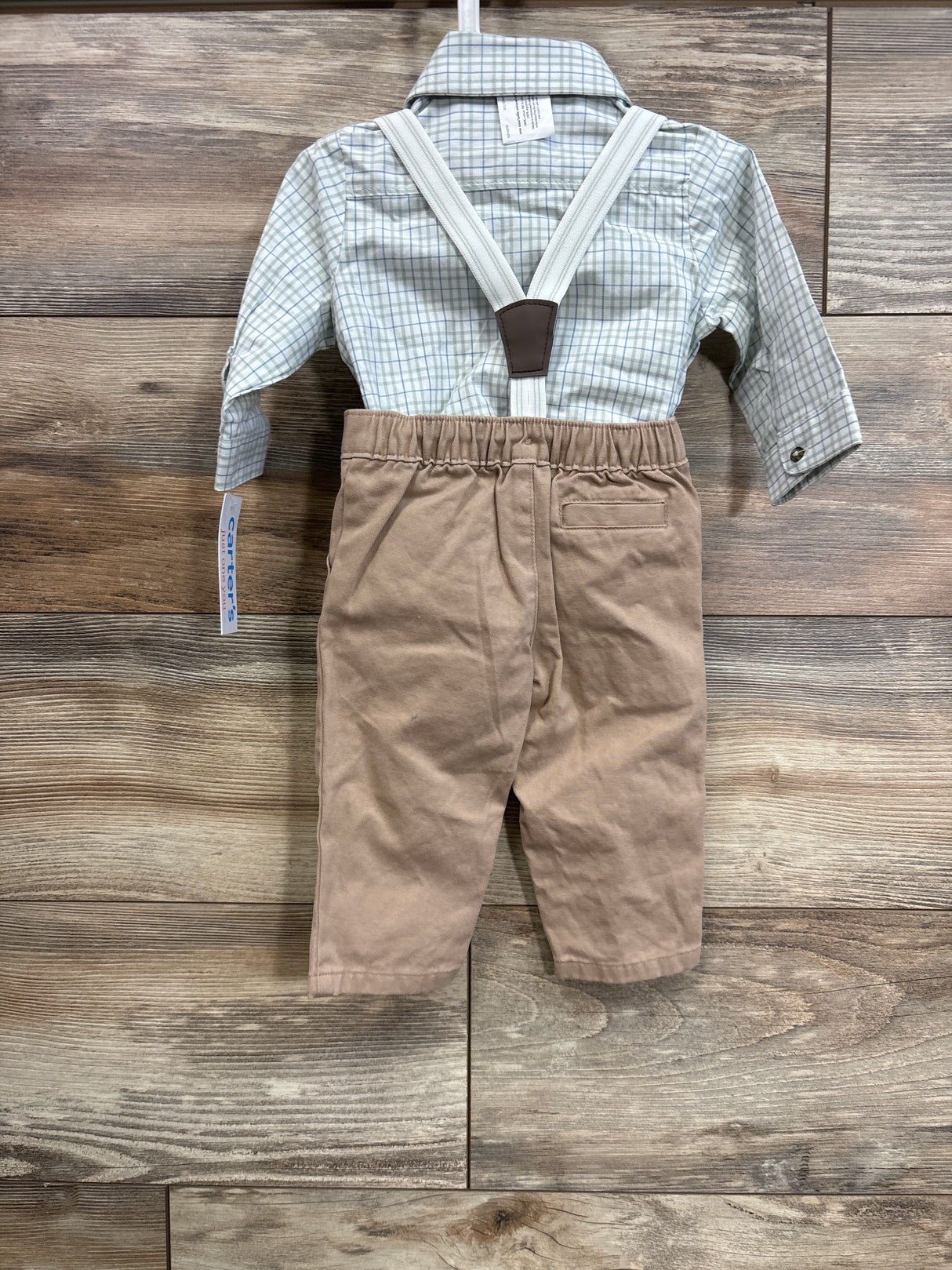 NEW Just One You 4pc Suspender Set White sz 6m