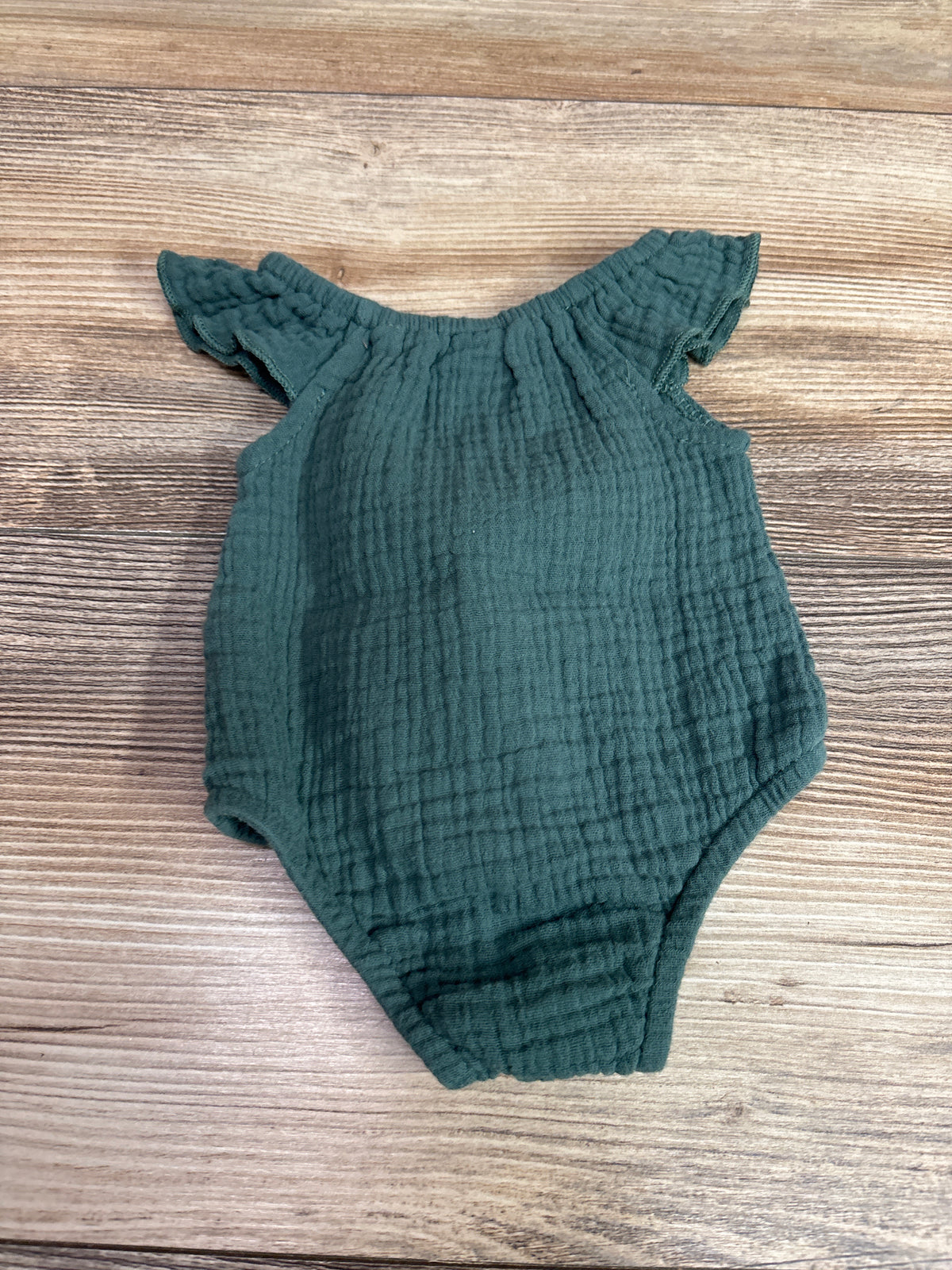 MOBJVIY Gauze Bubble Romper Green sz Preemie