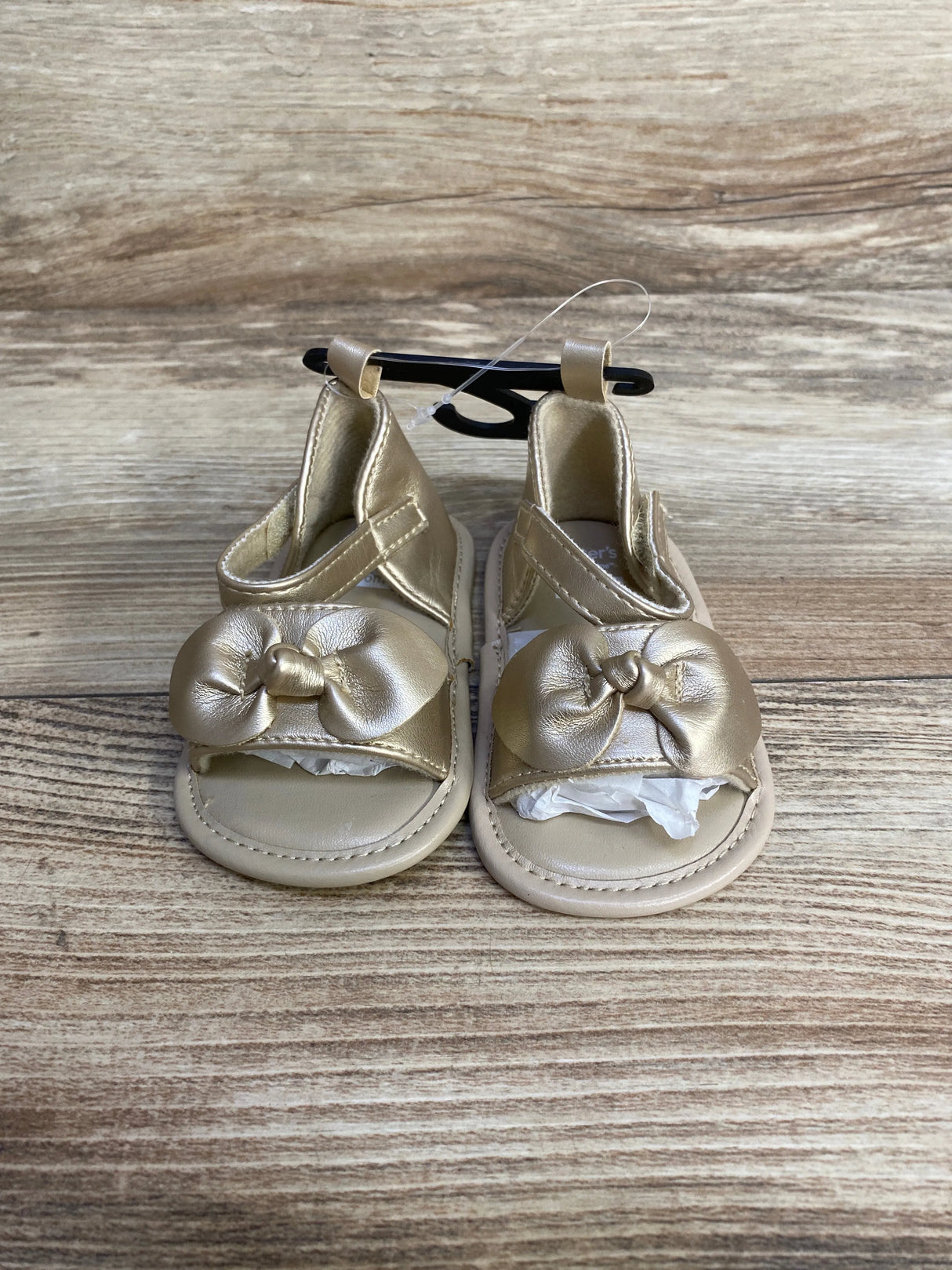 NEW Child of Mine Gold Sandals sz 3-6m