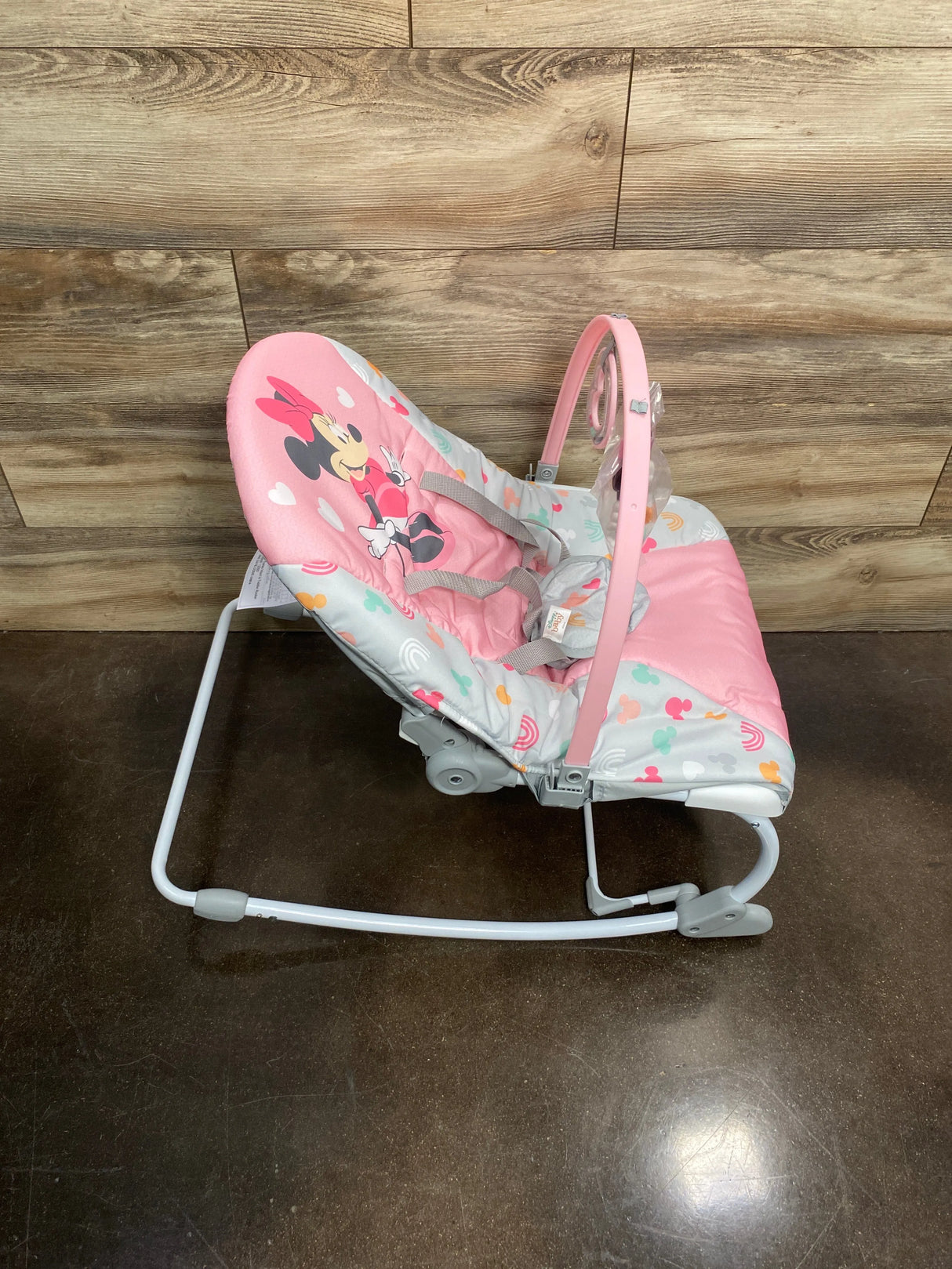 NEW Bright Starts Minnie Mouse Forever Besties Infant to Toddler Rocker