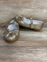Furdeour Girls Mary Jane Dress Shoes Gold sz 8c