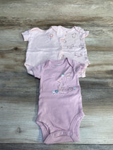 Carter's 3pk Bunny Bodysuits Pink sz Newborn