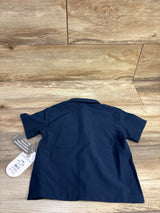 NEW Wonder Nation Button Up Shirt Navy sz 12m